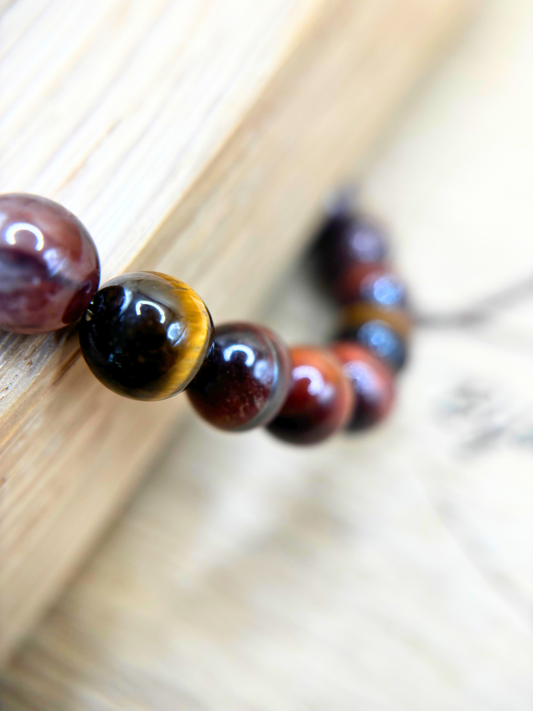 Bracelet SOHAN Oeil de Taureau & Oeil de tigre