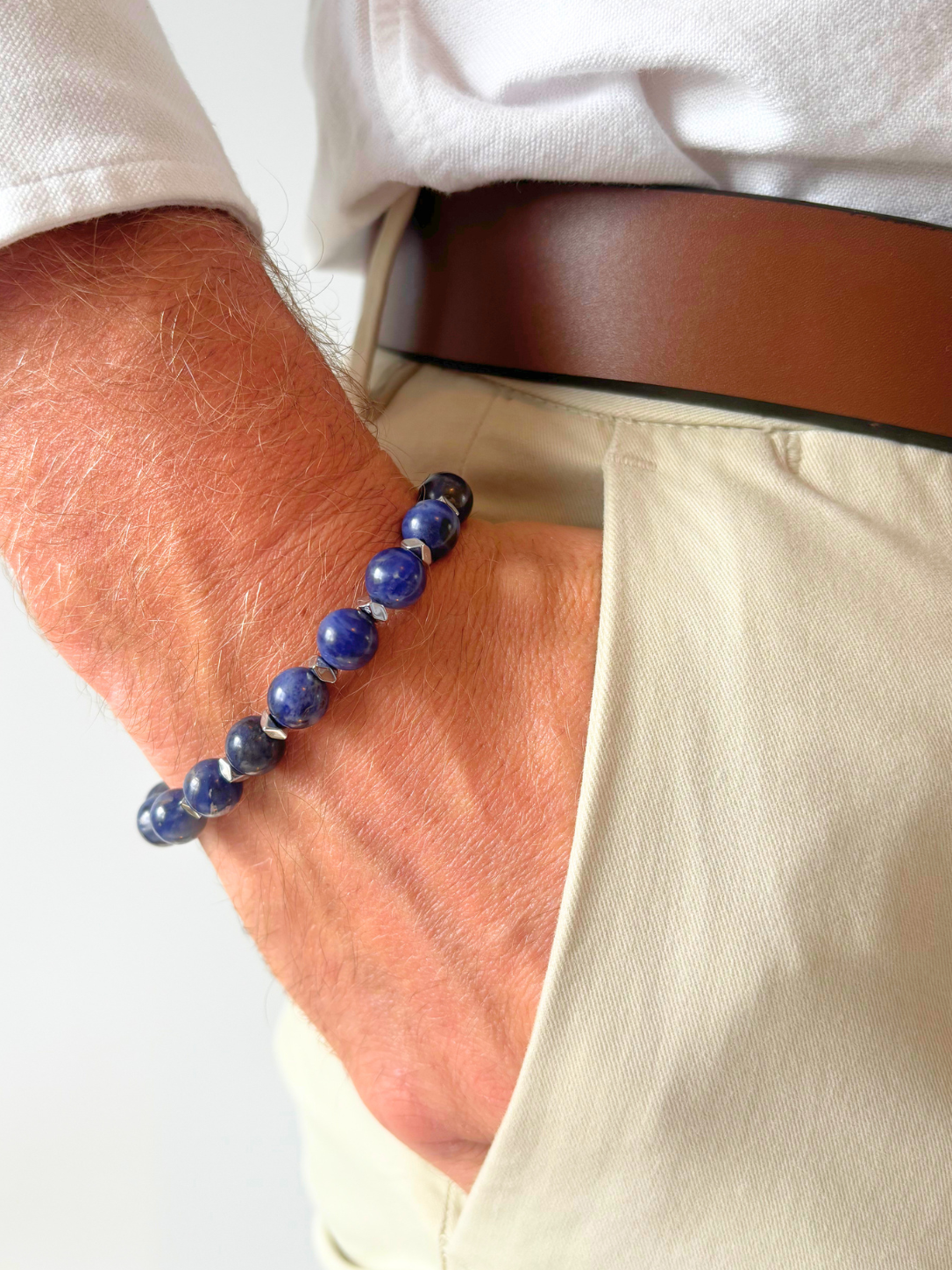 Bracelet MILO Sodalite & Hématite