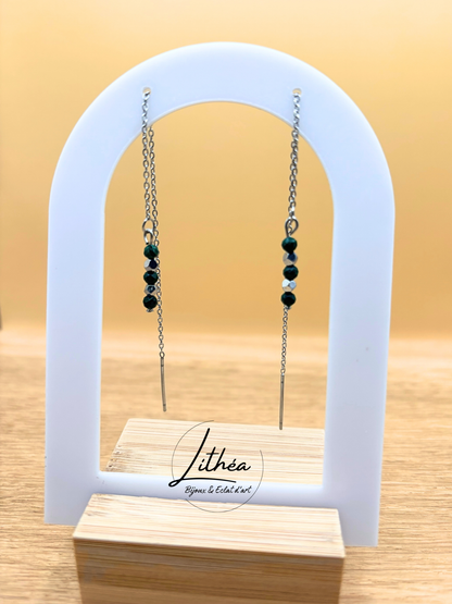 Boucles d'oreilles Elisa Argenté