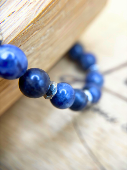 Bracelet MILO Sodalite & Hématite