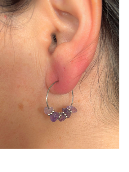 Boucles d'oreilles LISA Argenté