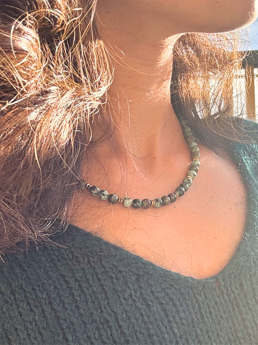 Collier Gaïa doré