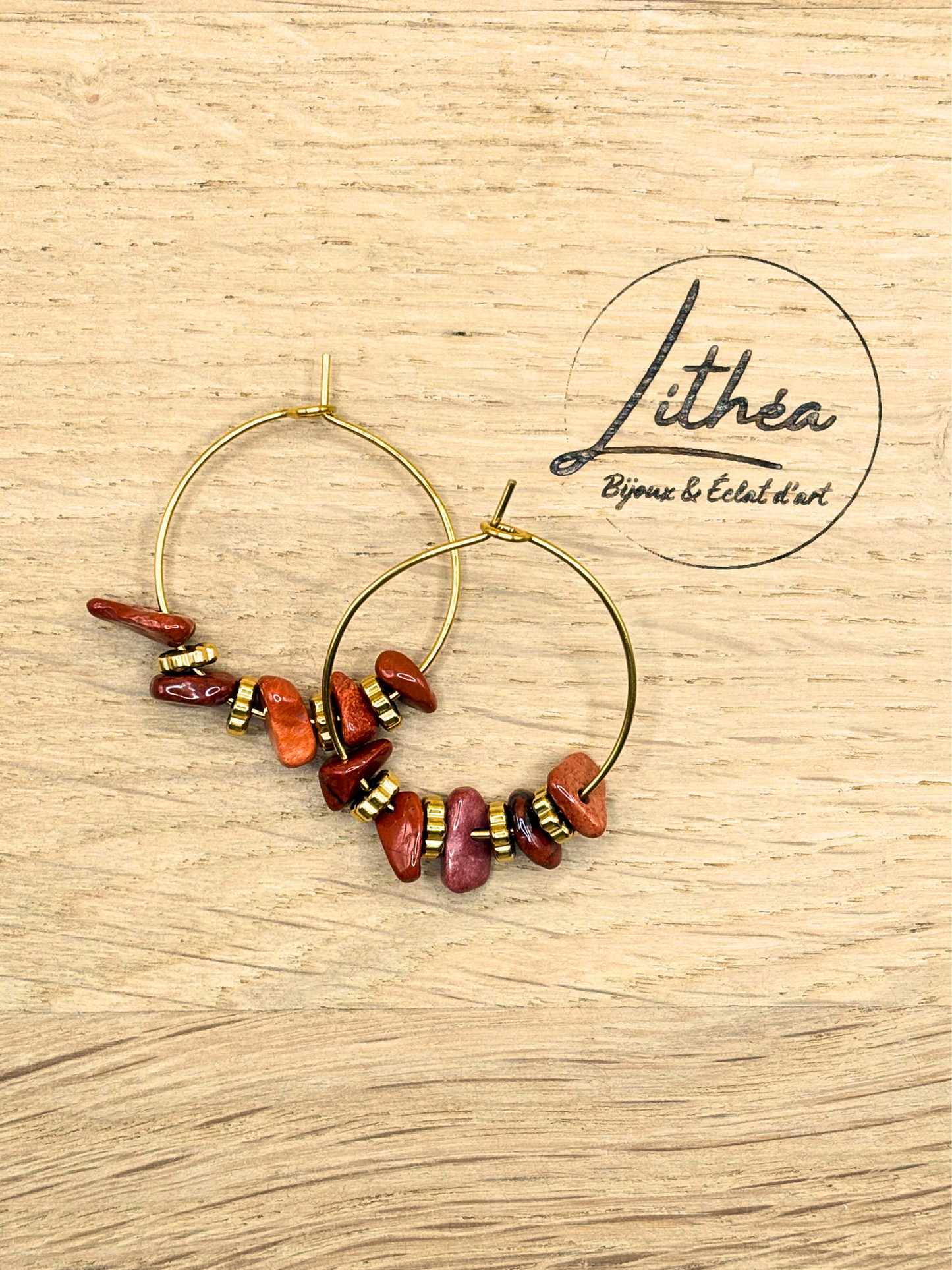 Boucles d'oreilles Lisa Doré