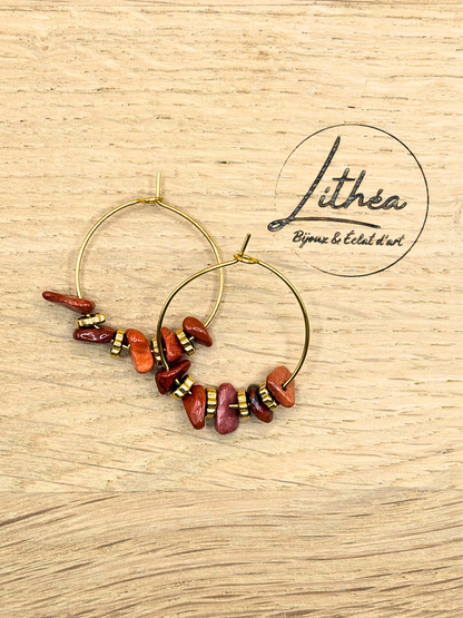 Boucles d'oreilles Lisa Doré