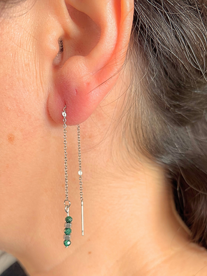 Boucles d'oreilles Elisa Argenté
