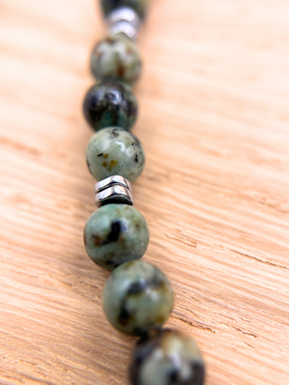 Collier Gaïa argenté