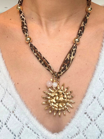 Collier Aphrodite Léopard