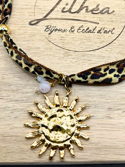 Collier Aphrodite Léopard