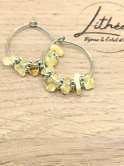 Boucles d'oreilles Lisa Argenté