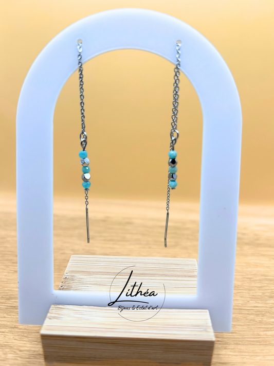 Boucles d'oreilles Elisa Argenté