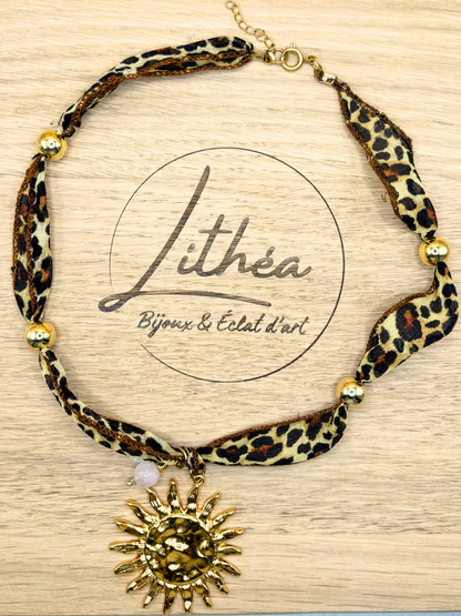 Collier Aphrodite Léopard
