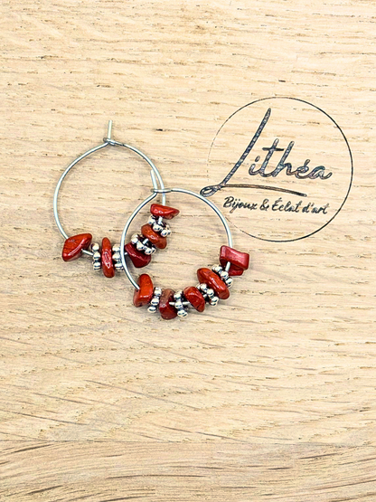 Boucles d'oreilles Lisa Argenté