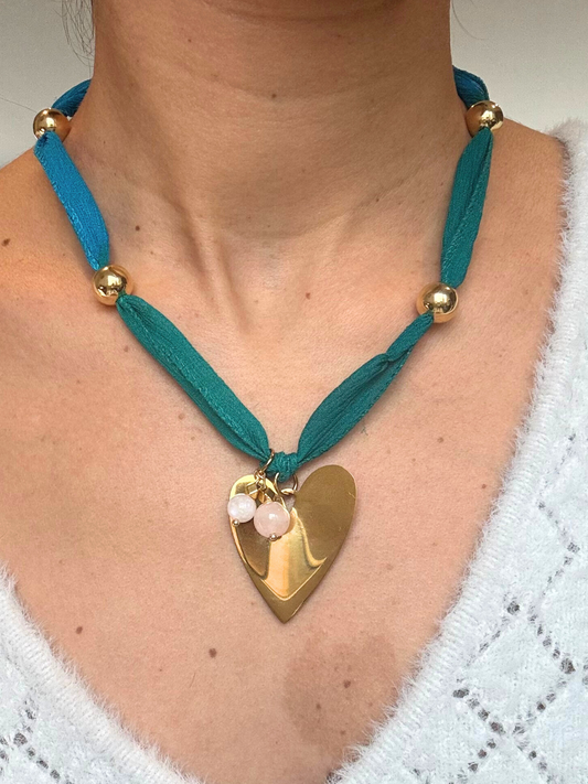 Collier Aphrodite Bleu Vert