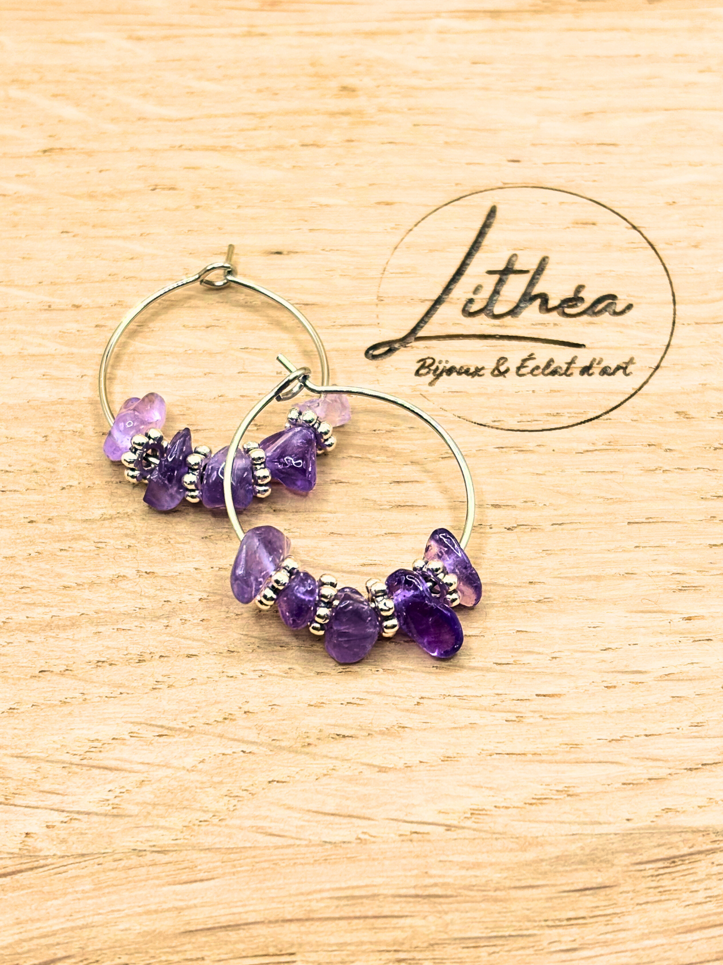 Boucles d'oreilles Lisa Argenté