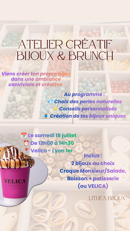 18 juillet 2026 - BRUNCH & Atelier Perles Naturelles