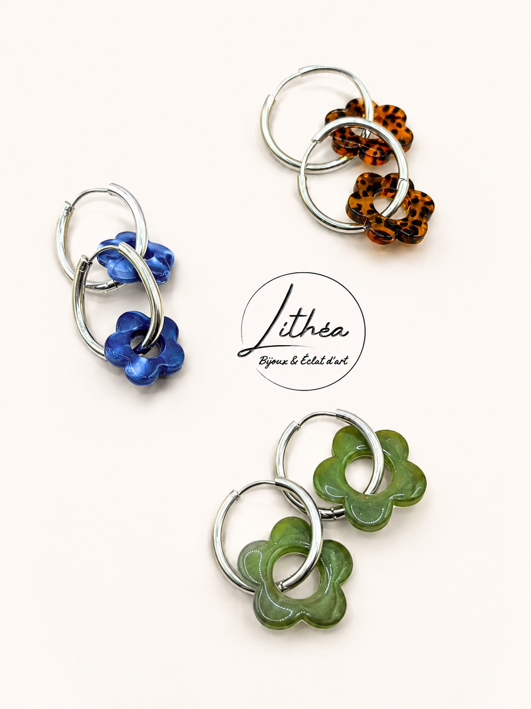 Bar à créoles BOUCLES D’OREILLES - Argenté