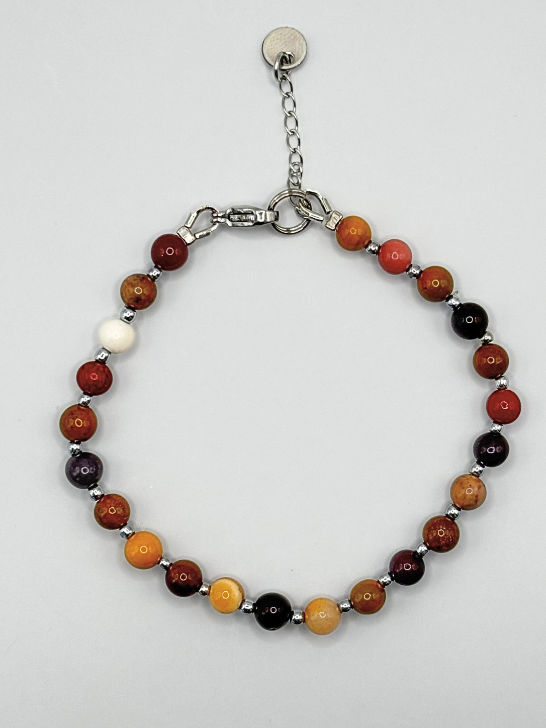 Bracelet CLEA Mookaite - Doré/Argenté